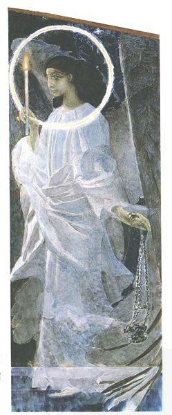 Mikhail Vrubel Angel with Censer and Candle
